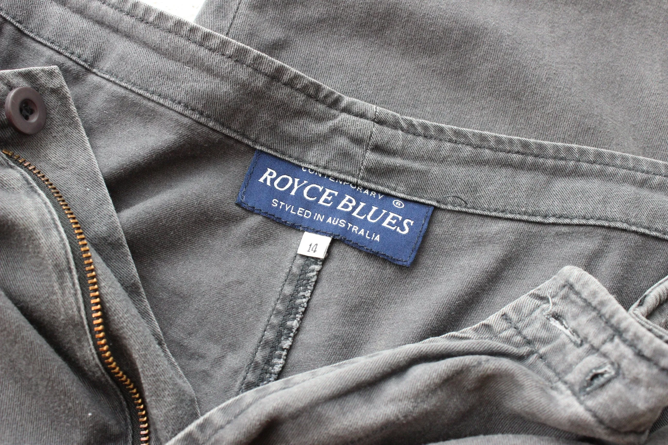 90s Faded Cotton Unisex Cargo Pants