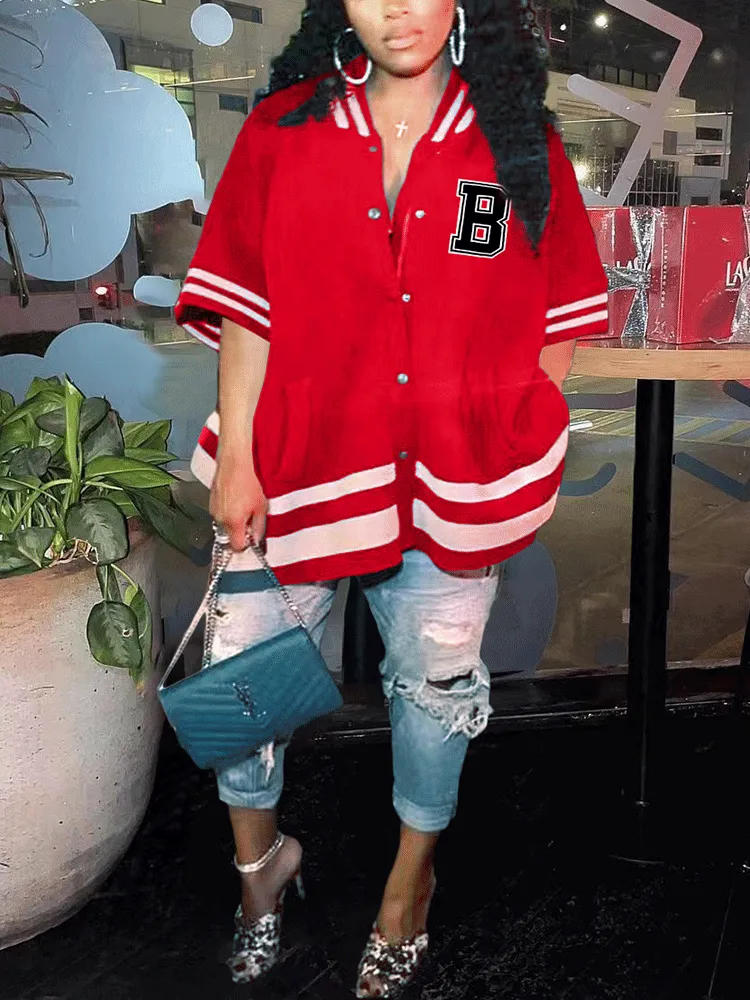 Batwing Sleeve Patchwork Jackets