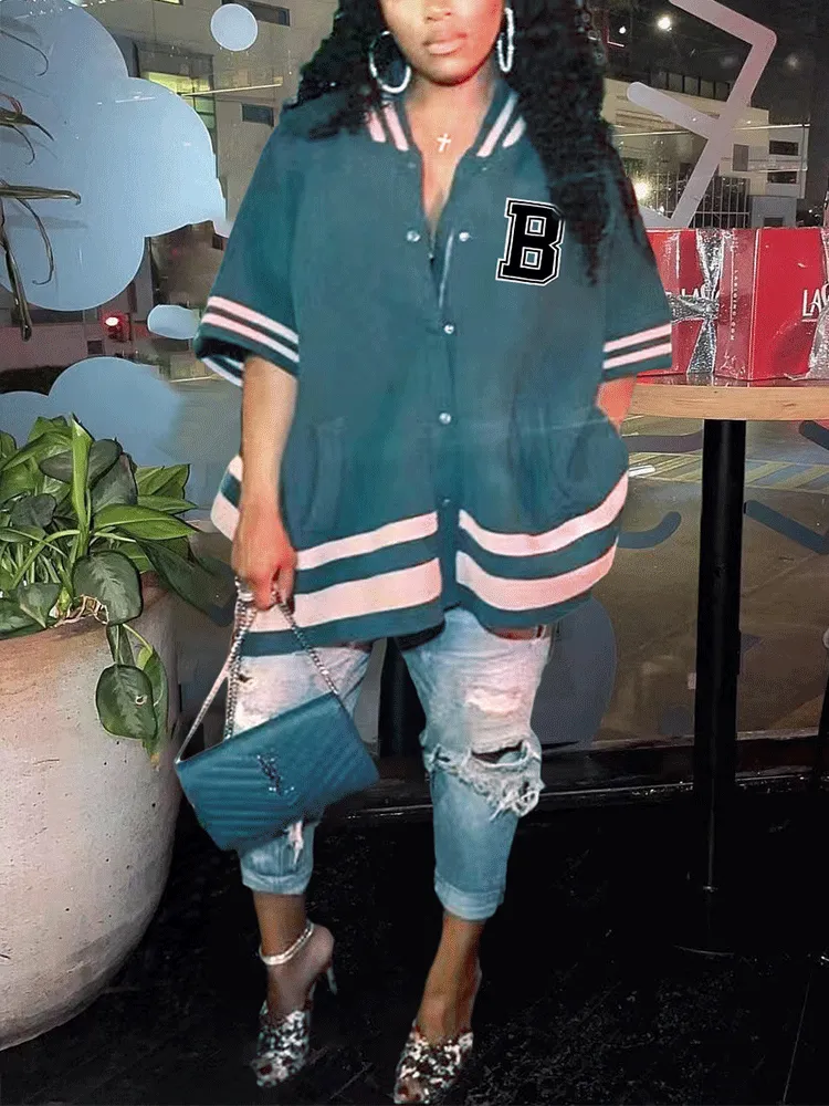 Batwing Sleeve Patchwork Jackets