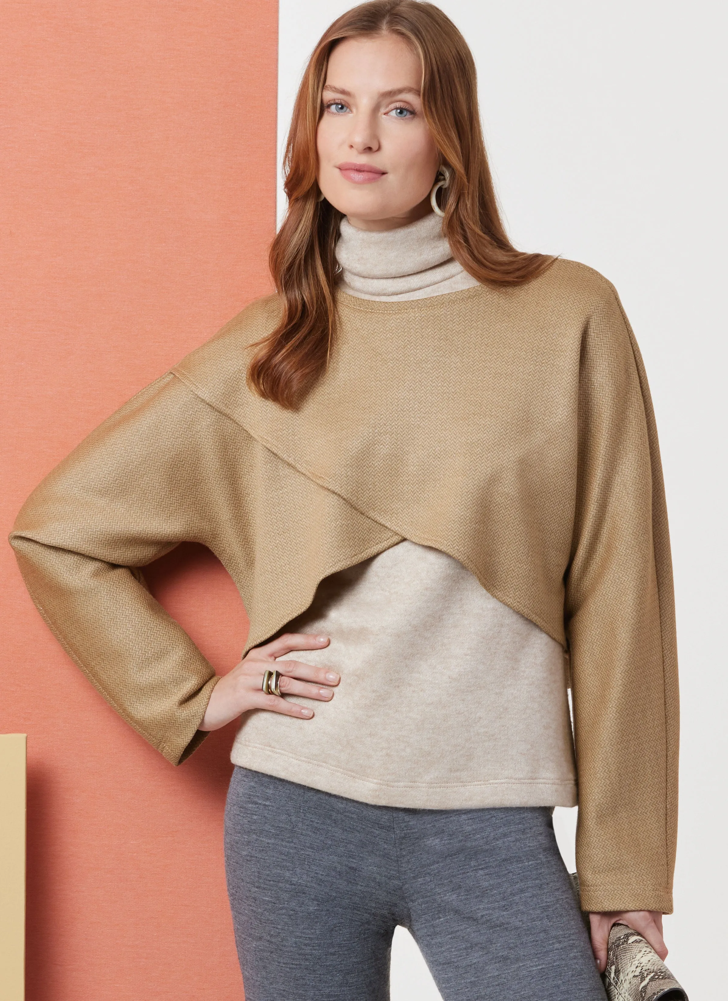 Butterick sewing pattern B7013 Misses' Knit Tops, Skirt, and Pants