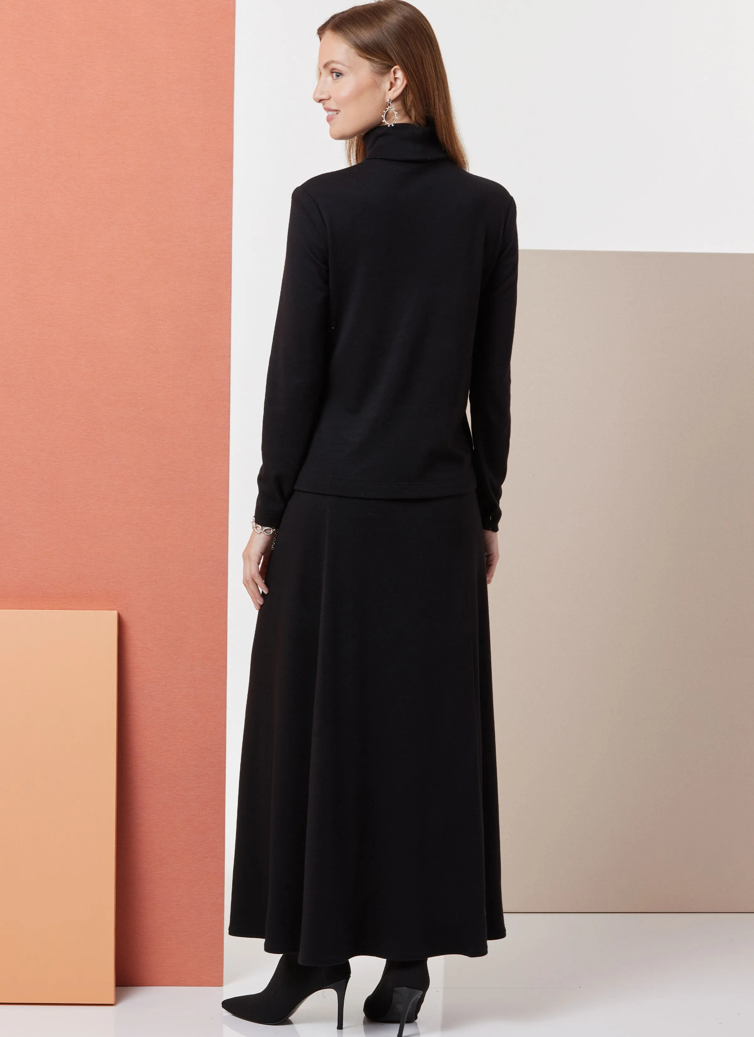 Butterick sewing pattern B7013 Misses' Knit Tops, Skirt, and Pants