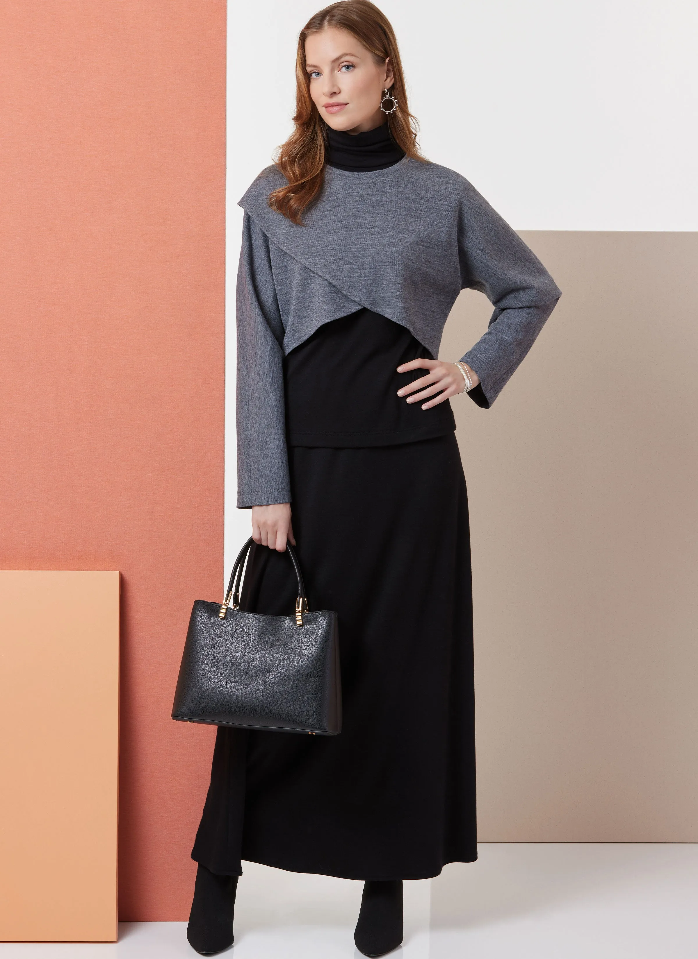Butterick sewing pattern B7013 Misses' Knit Tops, Skirt, and Pants