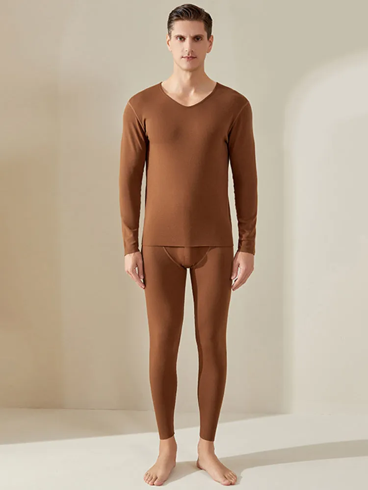 Fluffy Cotton Seamless Thermal Sets for Men