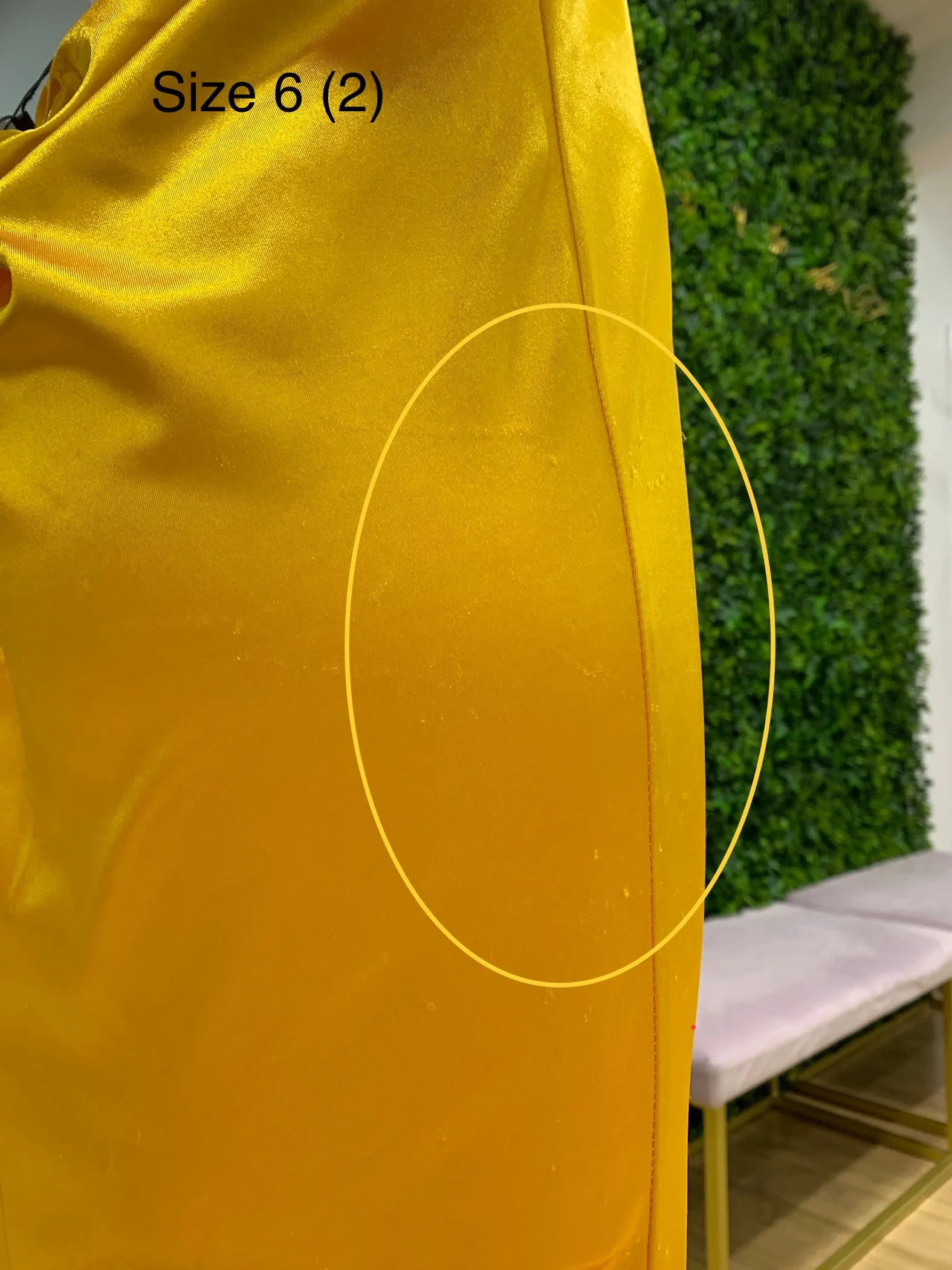 Kendall Split Formal Gown - Mango [SAMPLE]