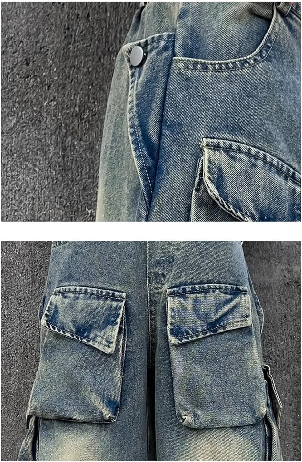 Kids Legging Pattern Kids Girls Ripped Distressed Washed Baggy Wide Leg Casual Jeans Size 5 16 Sweatpants Set for Girls