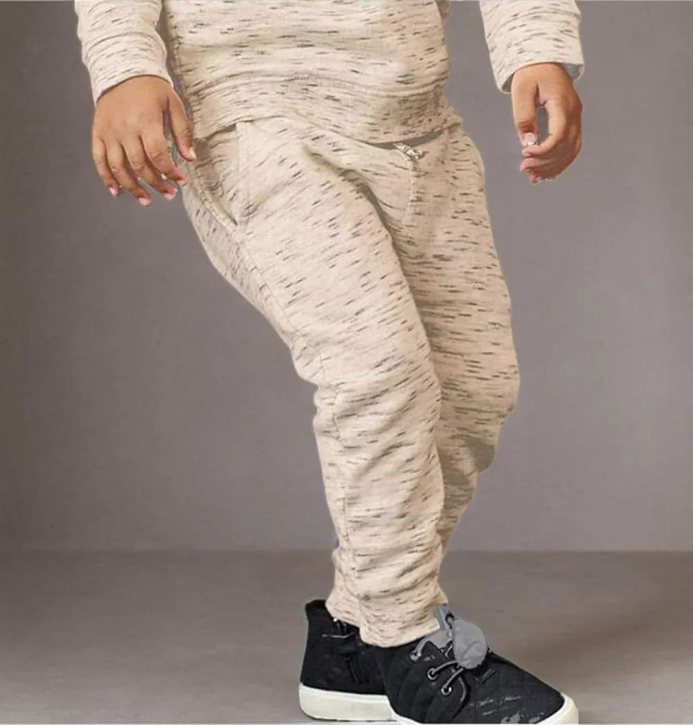 Little Boys Cartoon Pattern Cotton Drawstring Elastic Sweatpants Sport Jogger Pants with Pocket