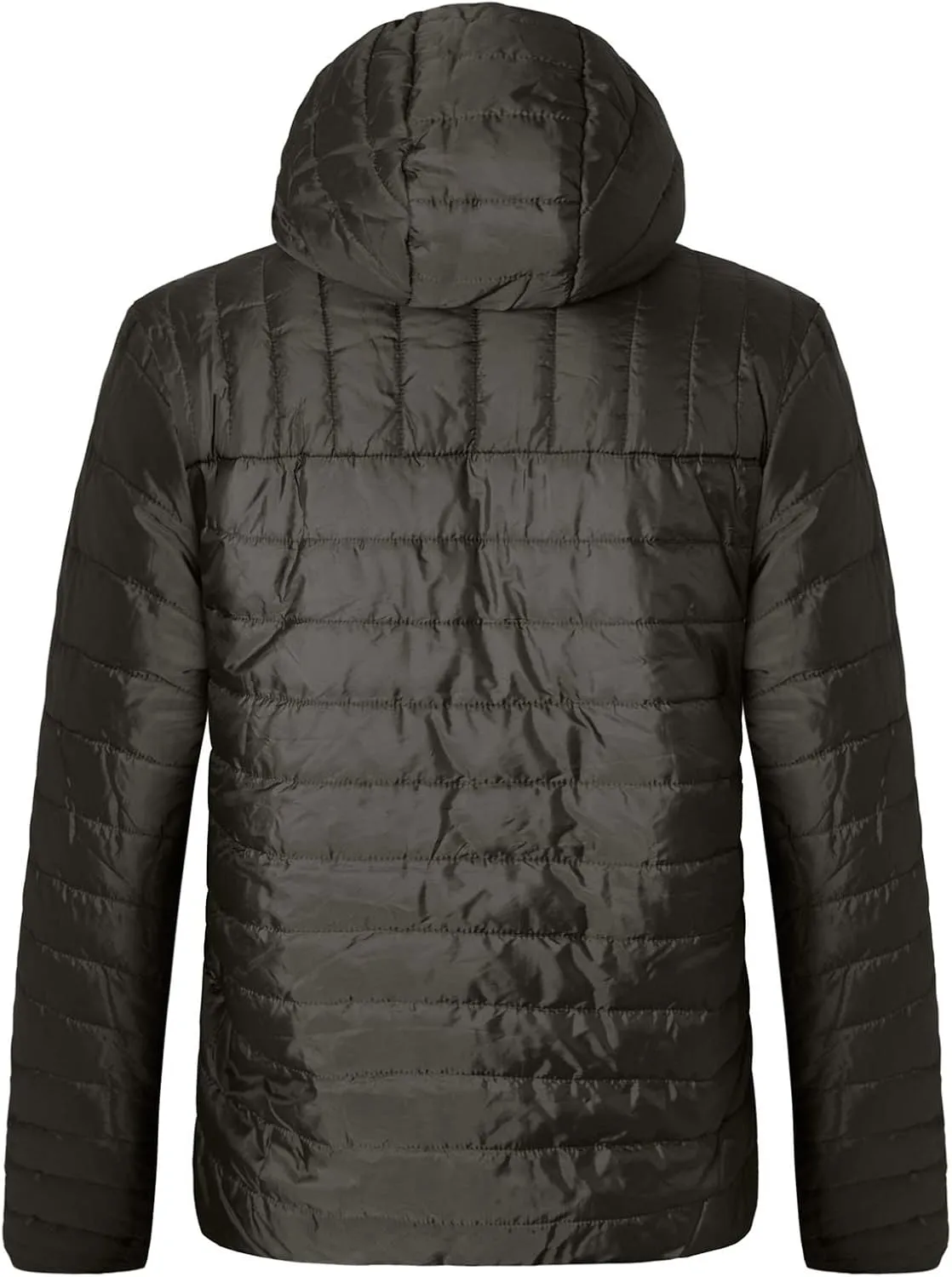 Men Puffer Jacket with Hood Ultra Lightweight Packable Quilted Hooded Bubble Down Jackets Winter Insulated Thick Outwear