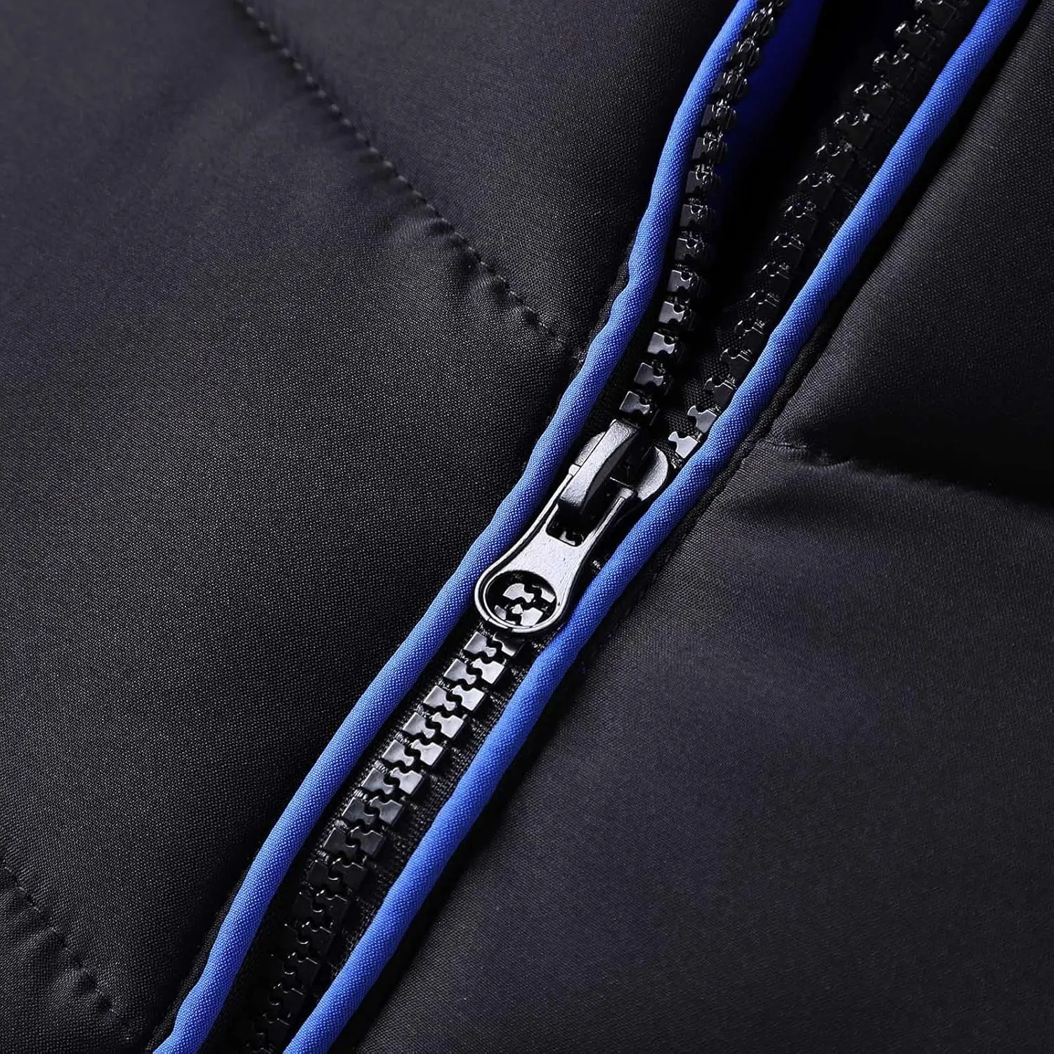 Men Winter Jacket Thicken Down Jacket Windproof Puffer Jacket Quilted Insulated Jacket with Hood for Business