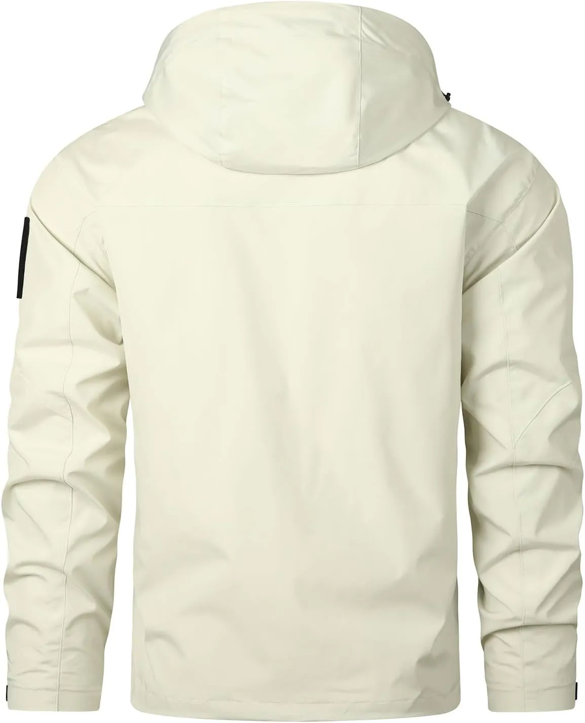 Men's Outdoor Waterproof Soft Shell Hooded Military Tactical Jacket Mountaineering Riding Windproof Work Coat Outwear