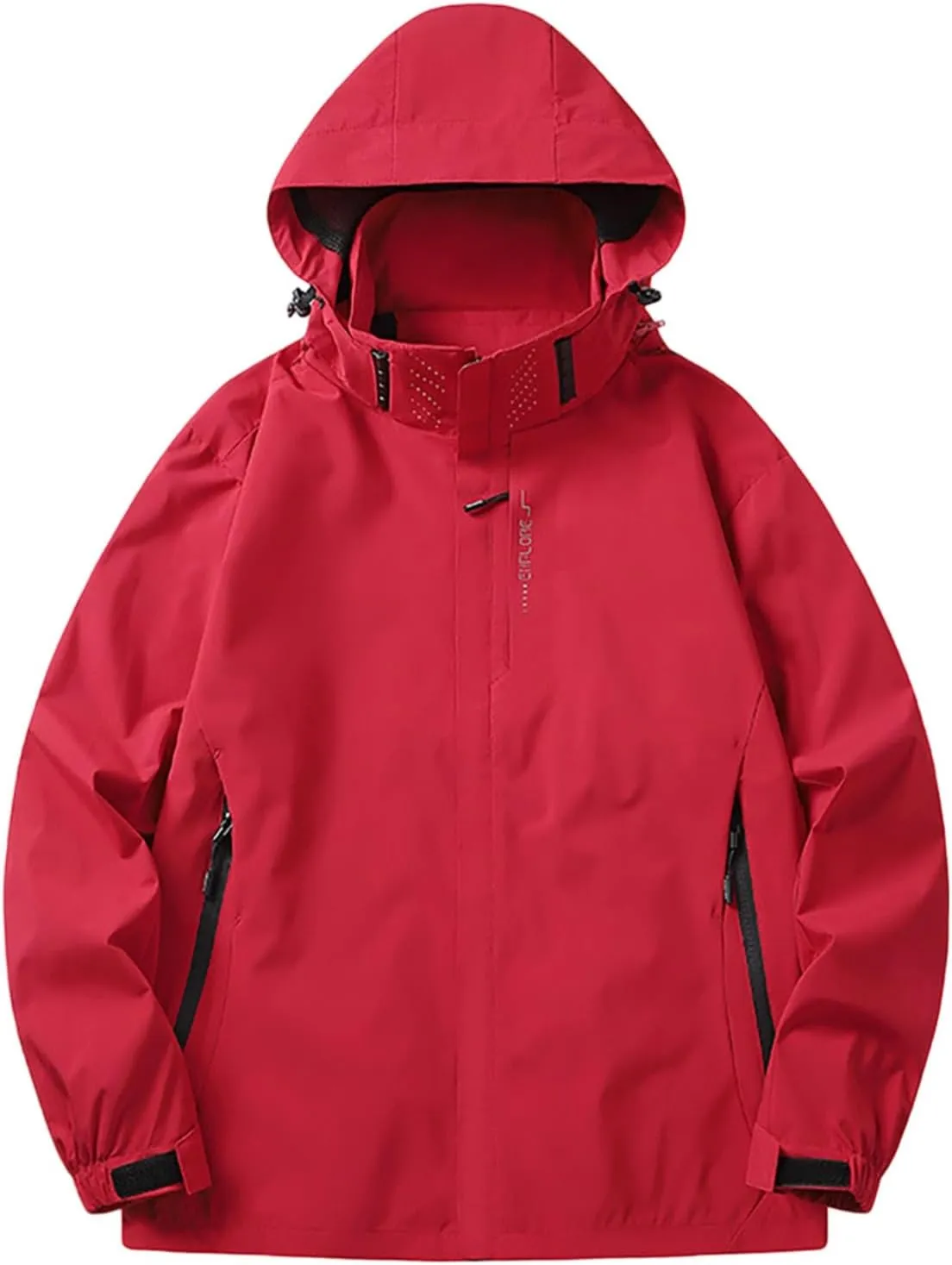Men's Winter Coats Windproof and Waterproof Outdoor Rain Coat Slim Fit Couple's Hiking Clothes for Hiking Travel