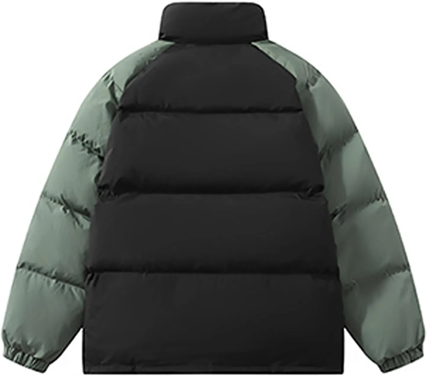 Mens Winter Jacket Warm Puffer Jacket Full Zip Puffy Jackets Down Jackets for Men Quilted Insulated Jacket