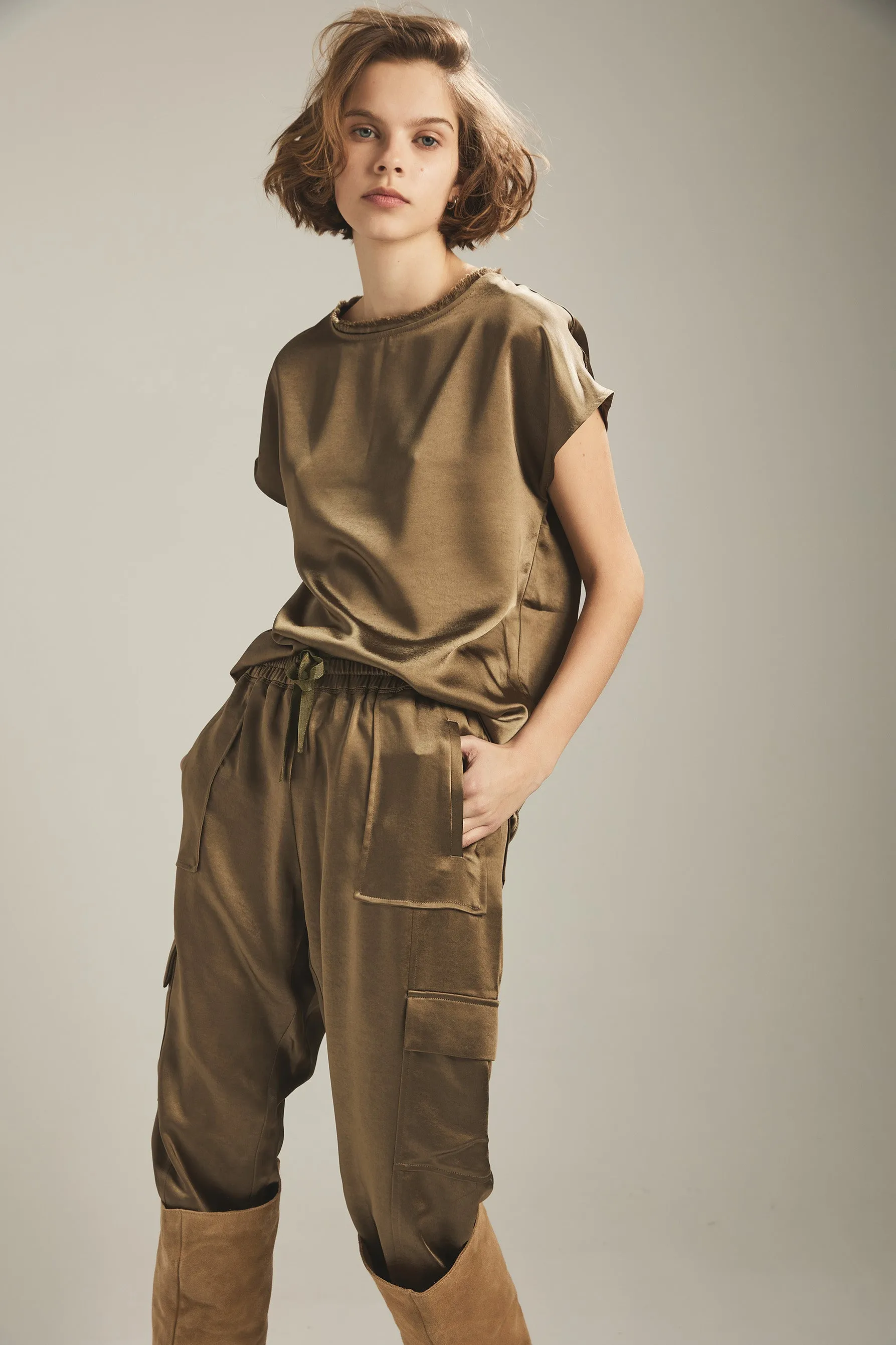 Sandra cargo pant khaki