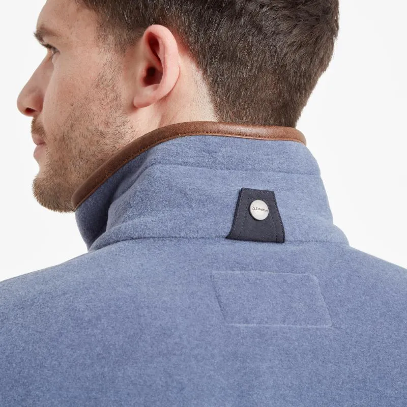 Schoffel Mens Oakham Fleece Gilet - Stone Blue